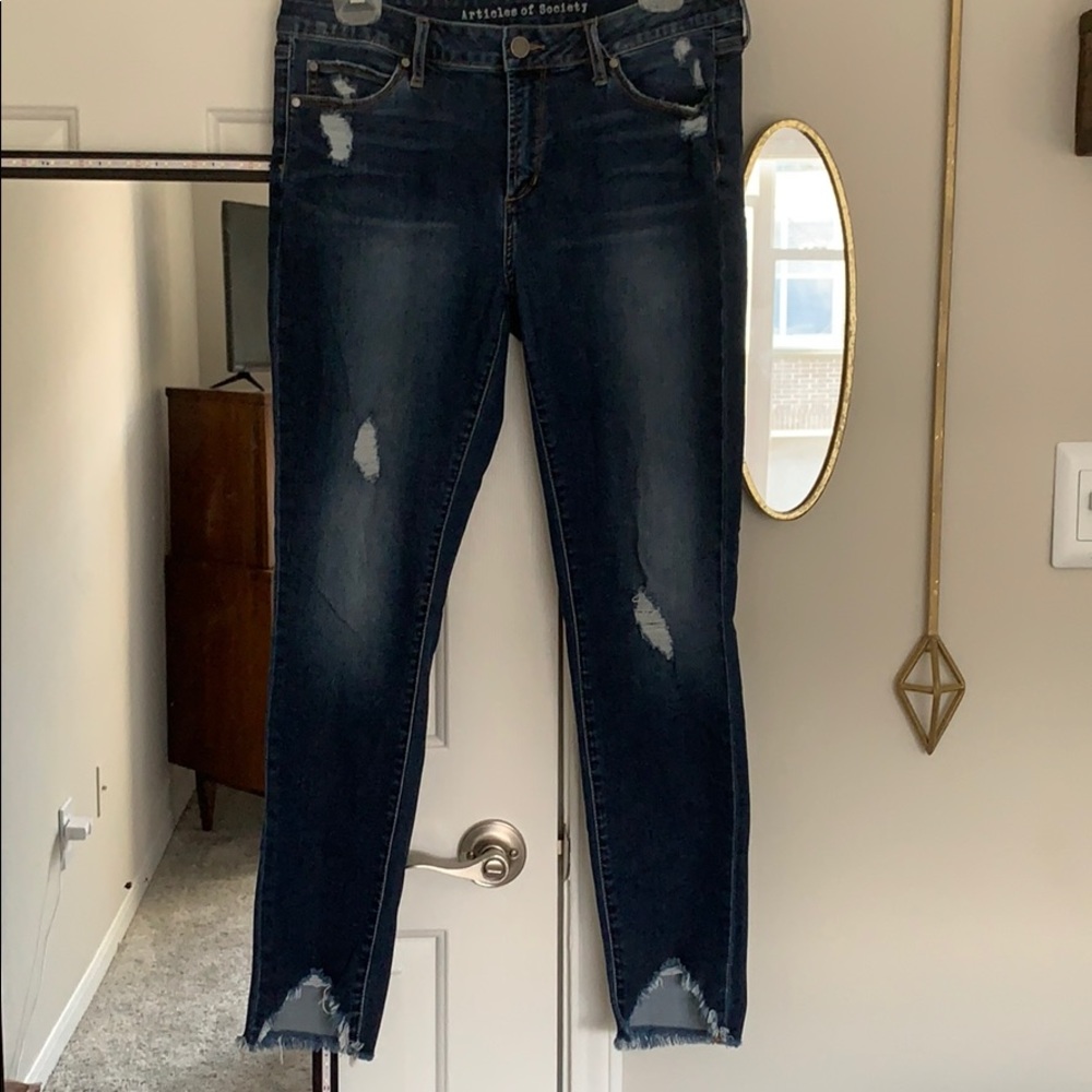 Articles of Society - Distressed Dark - Size 31
